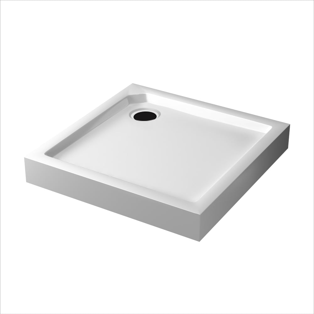 Изображение товара Душевой поддон RGW 80х80х14 SMC квадратный со сливом и ножками