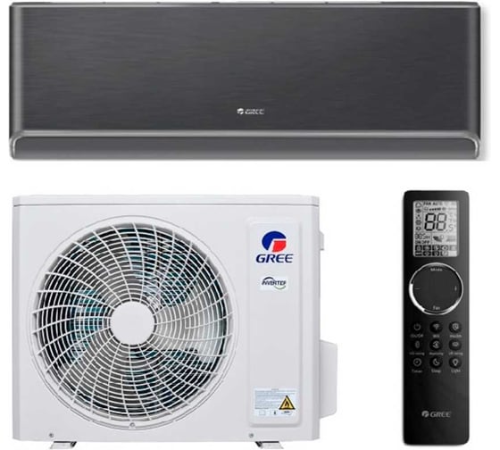 Изображение товара Настенная сплит-система Gree Airy Inverter R32 black GWH12AVCXD-K6DNA1A