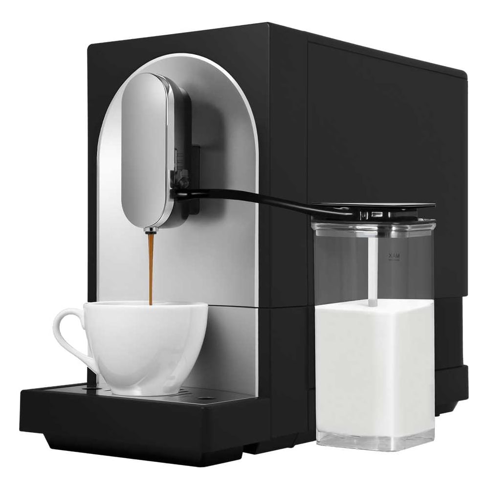 Изображение товара Автоматическая кофемашина MAUNFELD MF-A8021CBK черная с молочной системой