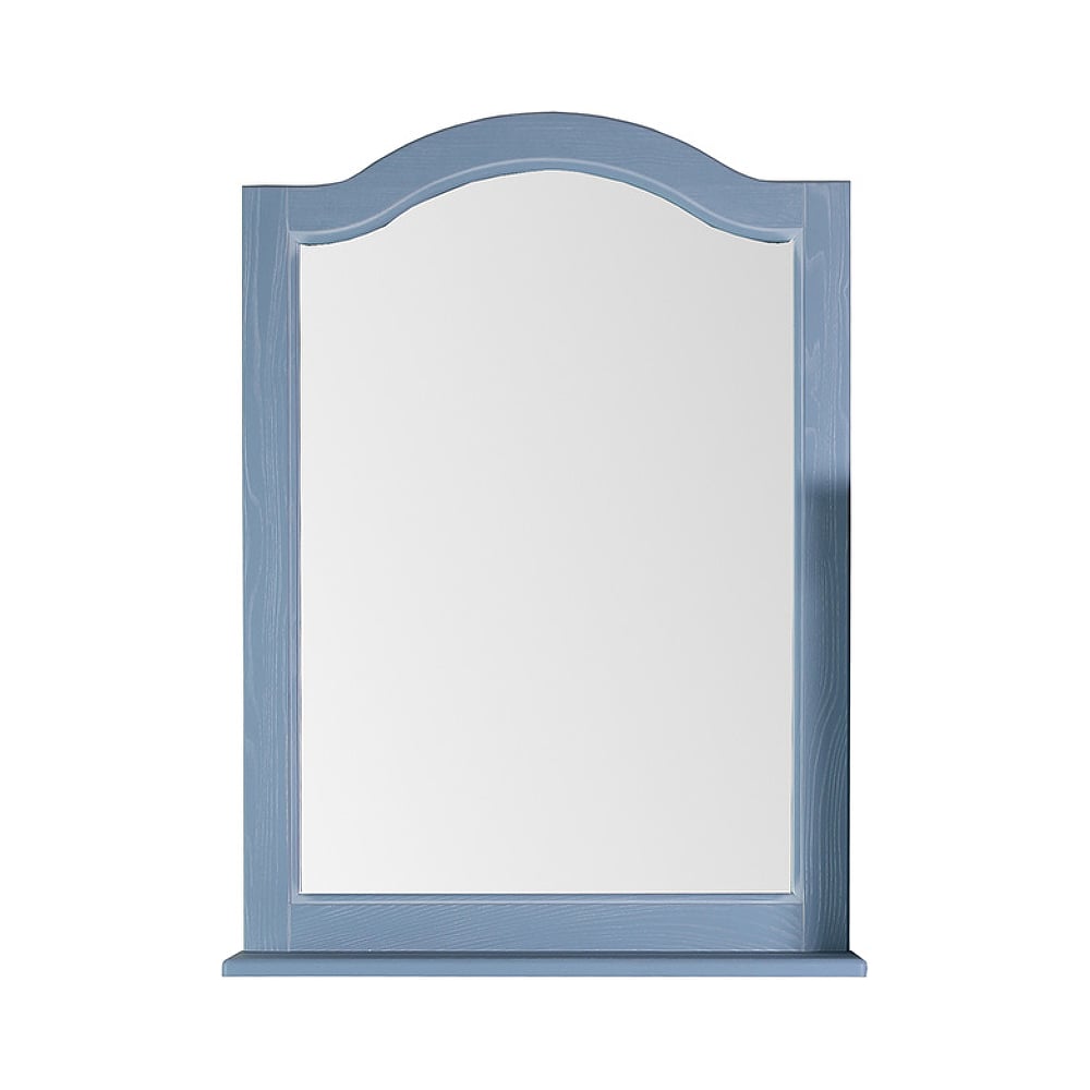 Изображение товара Зеркало АСБ-Мебель Модерн 85 Рошфор с асимметричной формой и голубой рамой