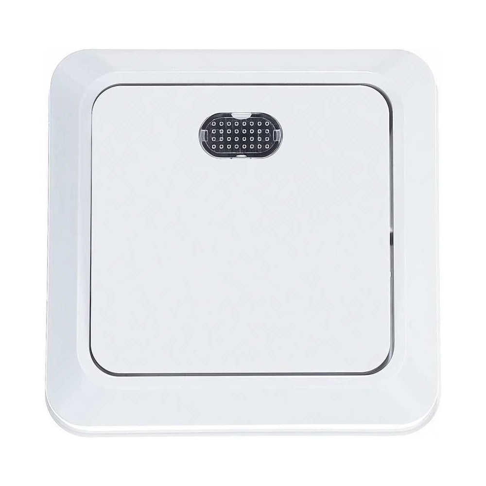 Изображение товара Выключатель 1 клавишный ALTECH SPACE 1SIOW белый с индикацией 220 В открытый монтаж