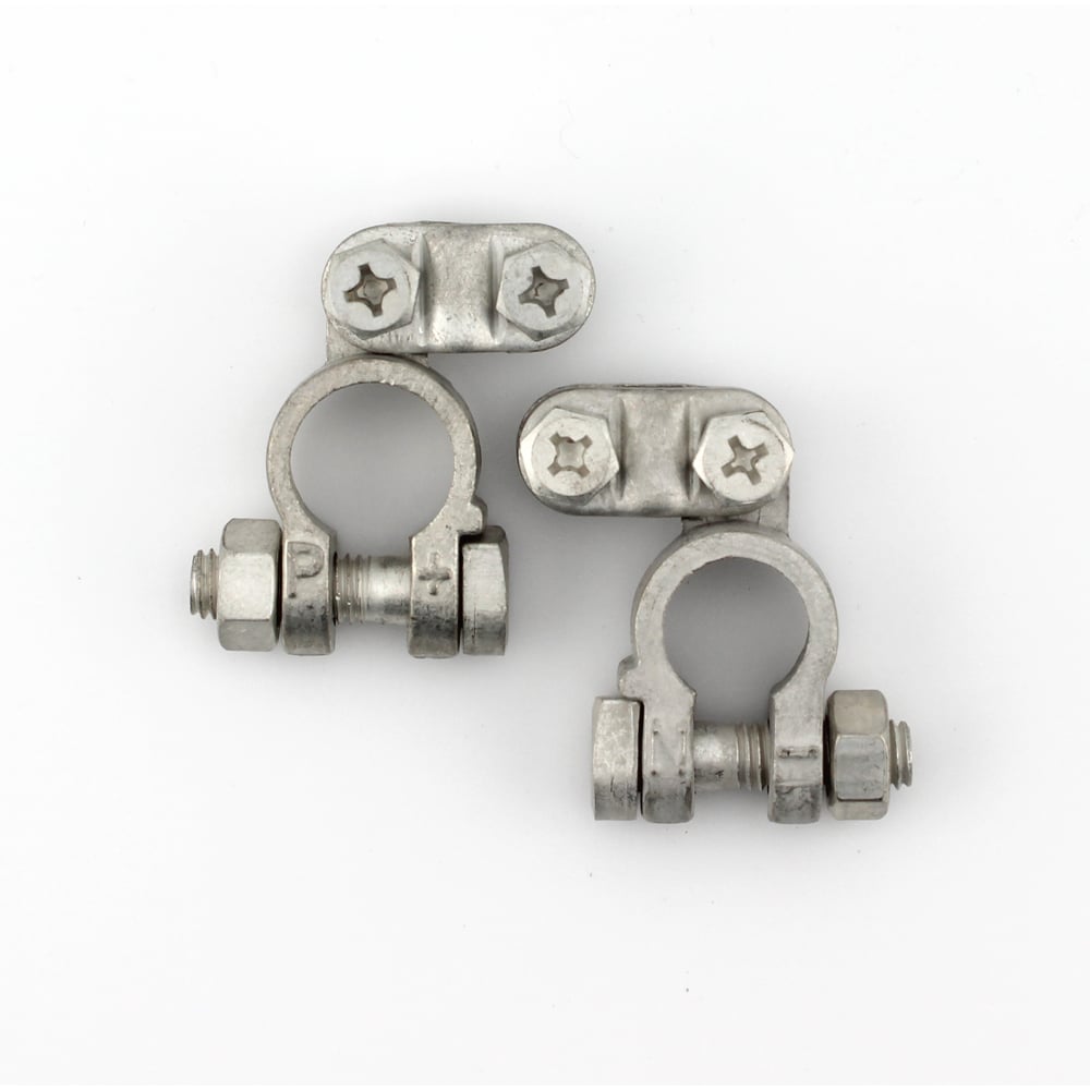 Изображение товара Клемма АКБ Nord-Yada латунь 2 шт прижимная планка до 50 мм ТМ Nord YADA 909916