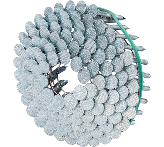 Изображение товара Кровельный оцинкованный барабанный гвоздь с кольцевой накаткой ForEst CRN 31/19 цинк (3600 шт.) ЦБ-00005207