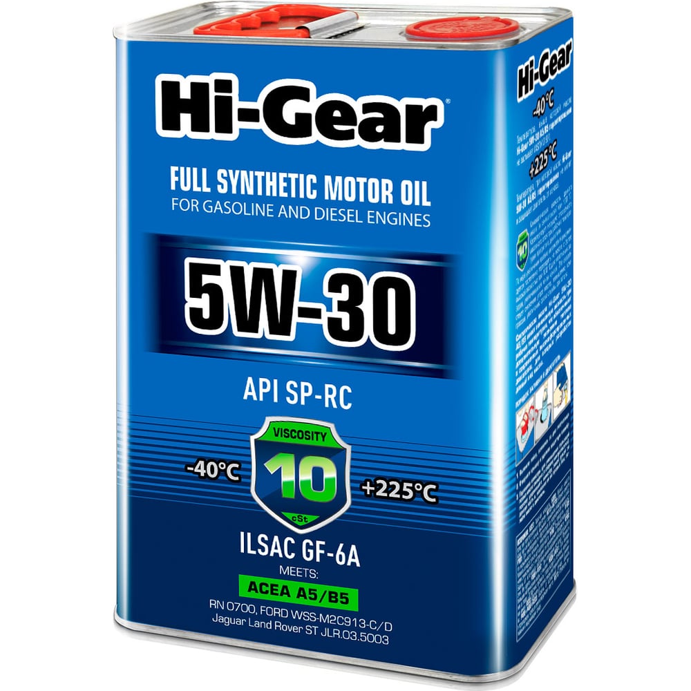 Изображение товара Масло моторное синтетическое 5W-30 Hi-Gear 4 л GF-6A
