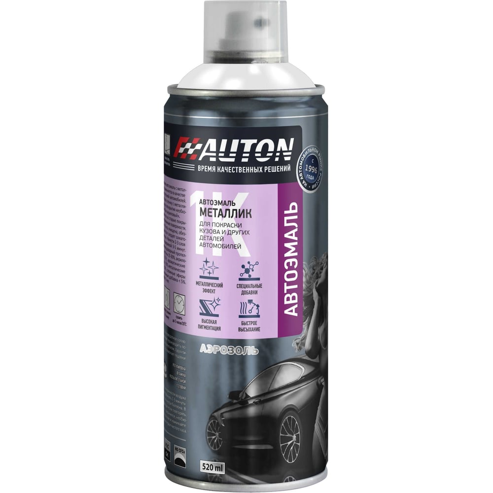 Изображение товара Автоэмаль Auton RENAULT 369 BLANC GLACIER металлик аэрозоль 520 мл