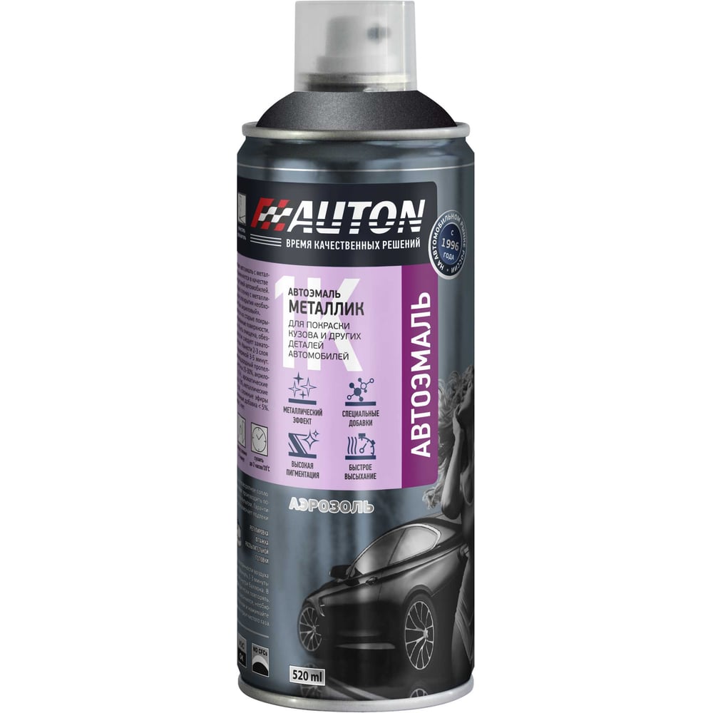 Изображение товара Автоэмаль Auton RENAULT D69 - GRIS PLATINE аэрозоль 520 мл