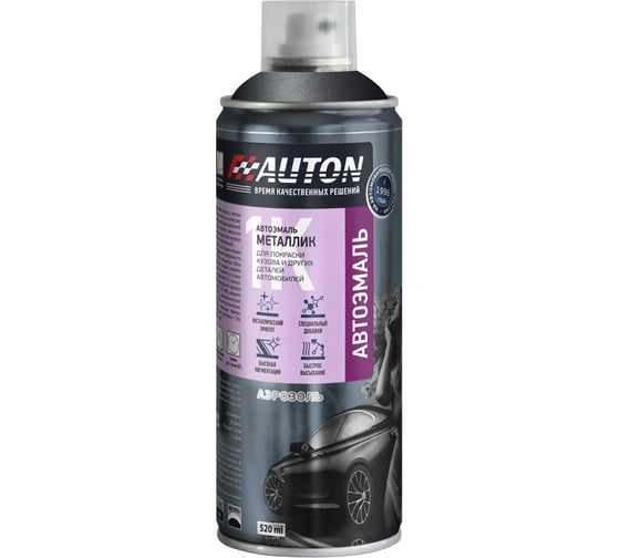 Изображение товара Автоэмаль Auton RENAULT D69 - GRIS PLATINE металлик аэрозоль 520 мл. ATN-A53064