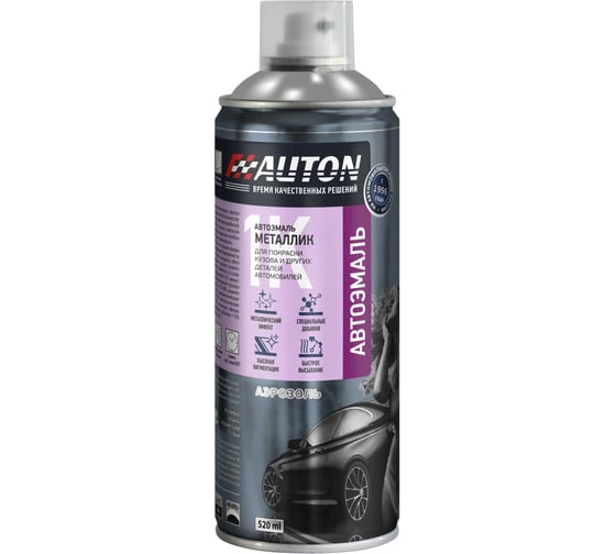 Изображение товара Автоэмаль Auton HYUNDAI RHM SLEEK SILVER металлик аэрозоль 520 мл. ATN-A53096