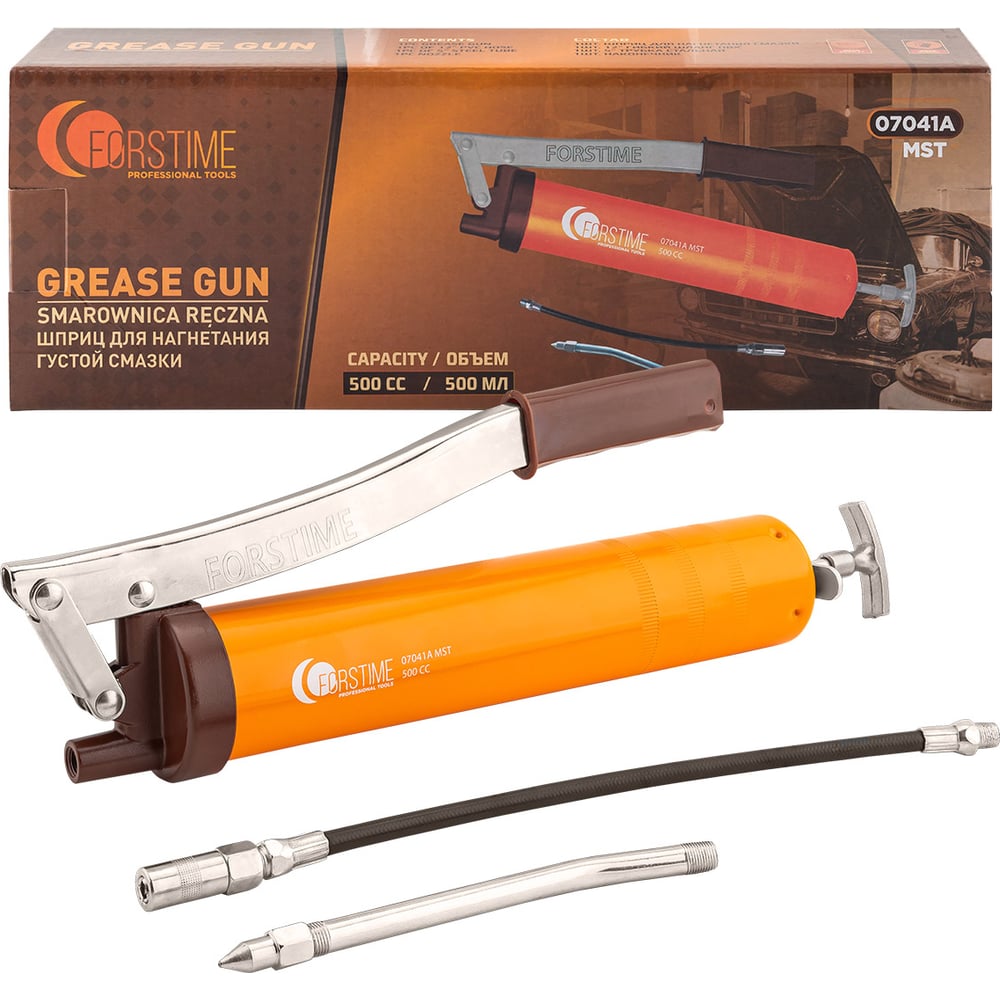 Изображение товара Шприц для нагнетания густой смазки FORSTIME 500мл FT-07041A