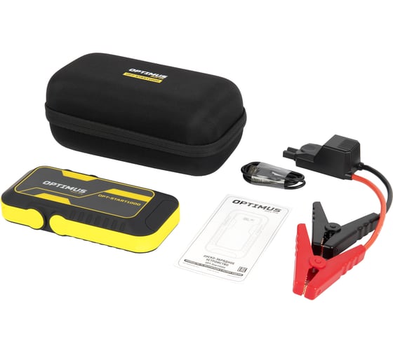 Изображение товара Пусковое устройство для автомобиля Optimus 2000А, 16000 мАч HD OPT-Start1000