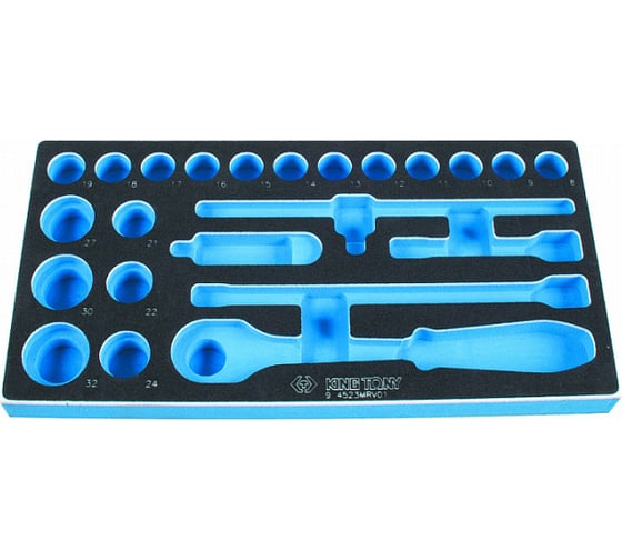 Изображение товара Ложемент KING TONY для набора торцевых головок 1/2" с принадлежностями 4023MRV01 859402332B01