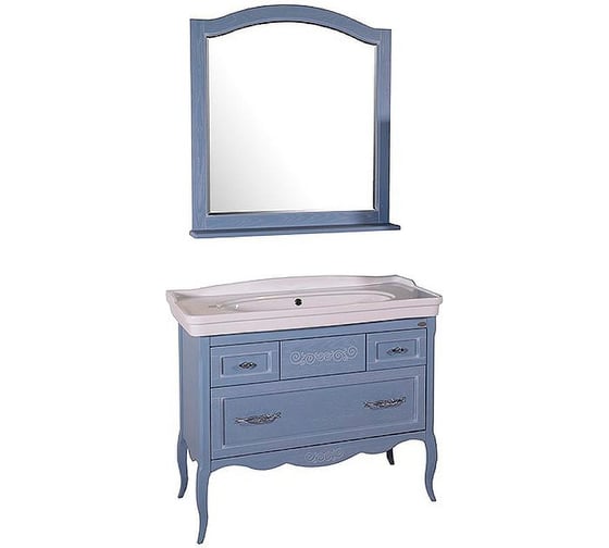 Изображение товара Подстолье АСБ-Мебель Модерн 105 Рошфор (Патина белая) 11246 РБ