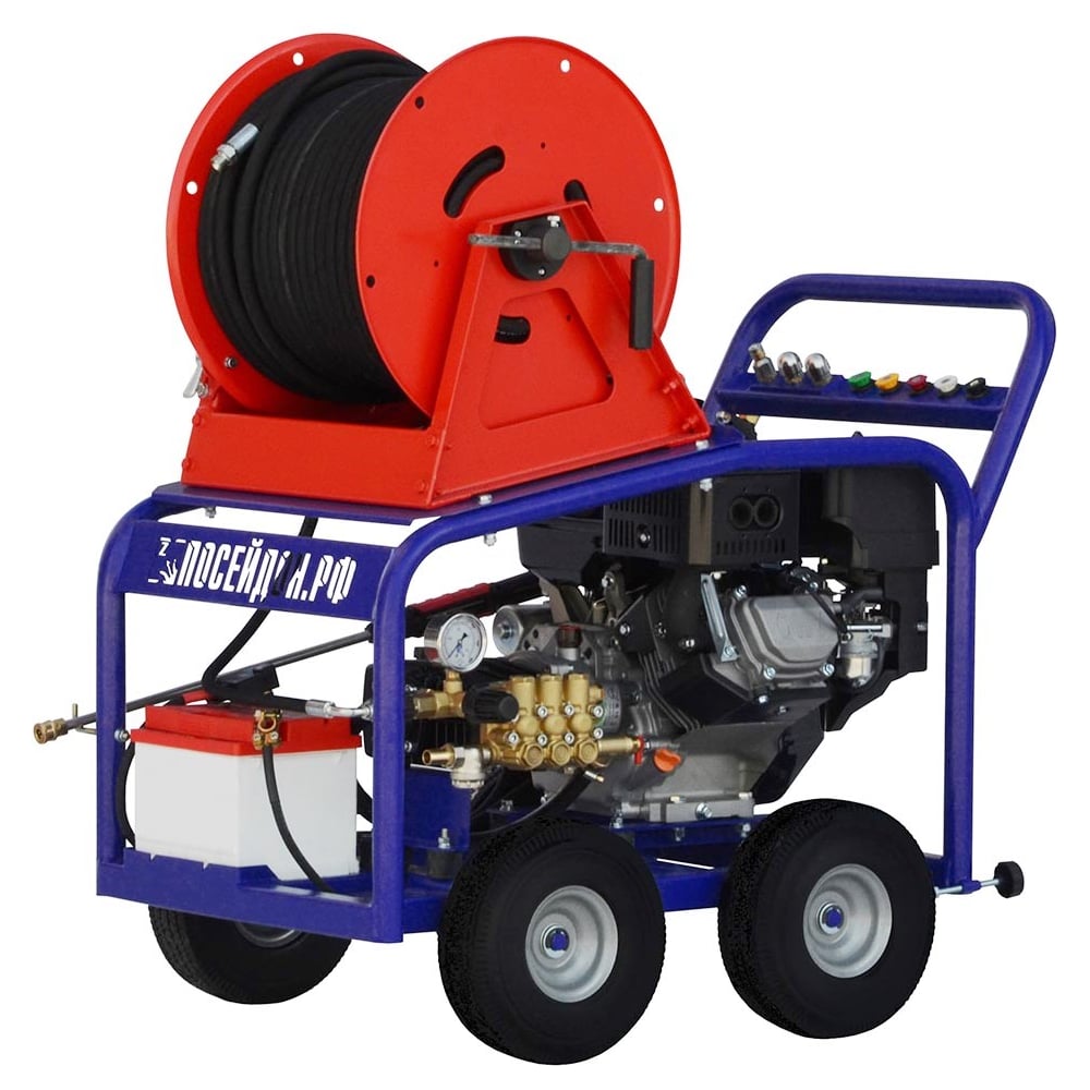 Изображение товара Каналопромывочный аппарат Посейдон 140 бар бензиновый насос Annovi Reverberi