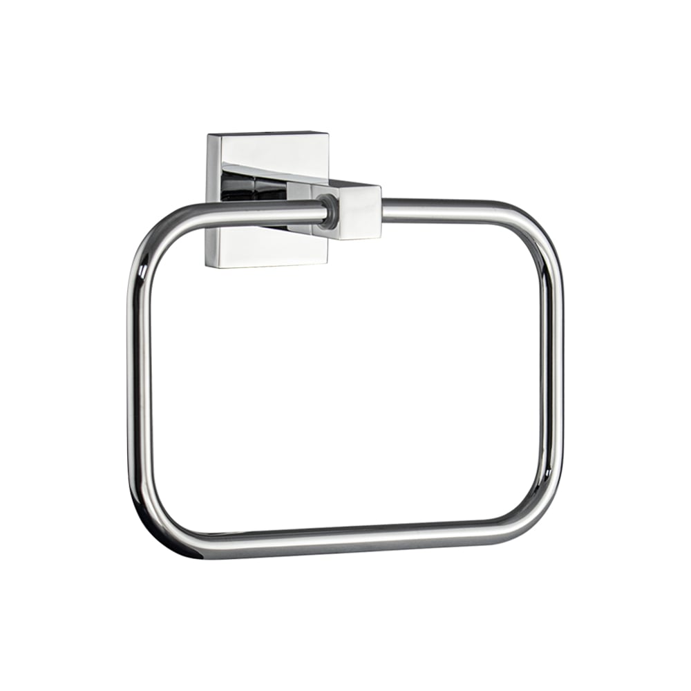 Изображение товара Держатель для полотенца Gfmark кольцо прямоугольный хром настенный современный стиль