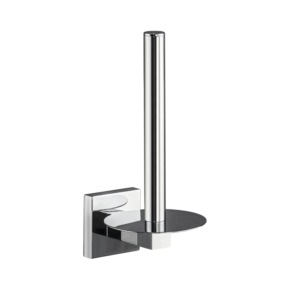 Изображение товара Держатель для туалетной бумаги и бумажного полотенца GFmark хром вертикальный квадратный