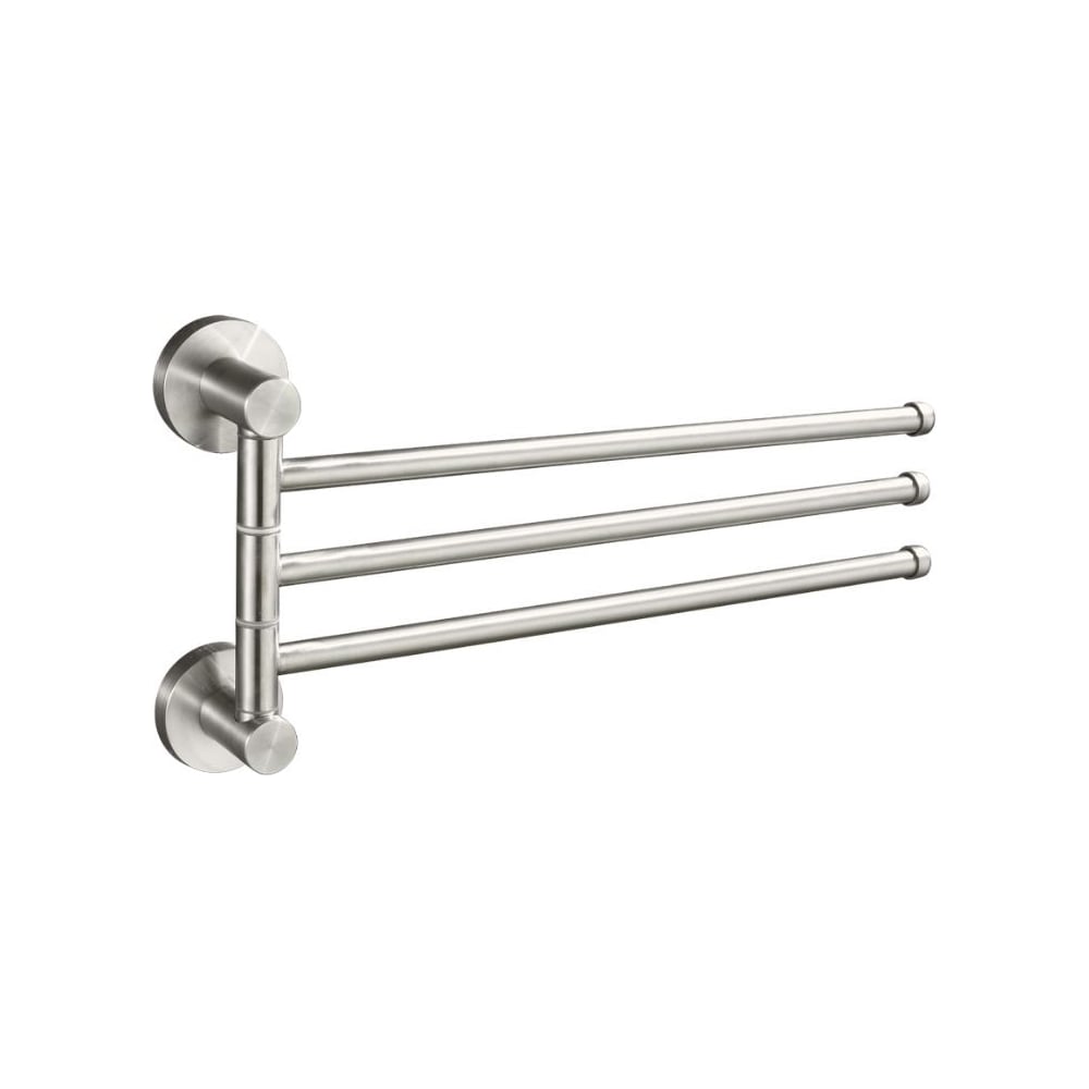 Изображение товара Держатель полотенца поворотный GFmark большой тройной из нержавеющей стали 80132