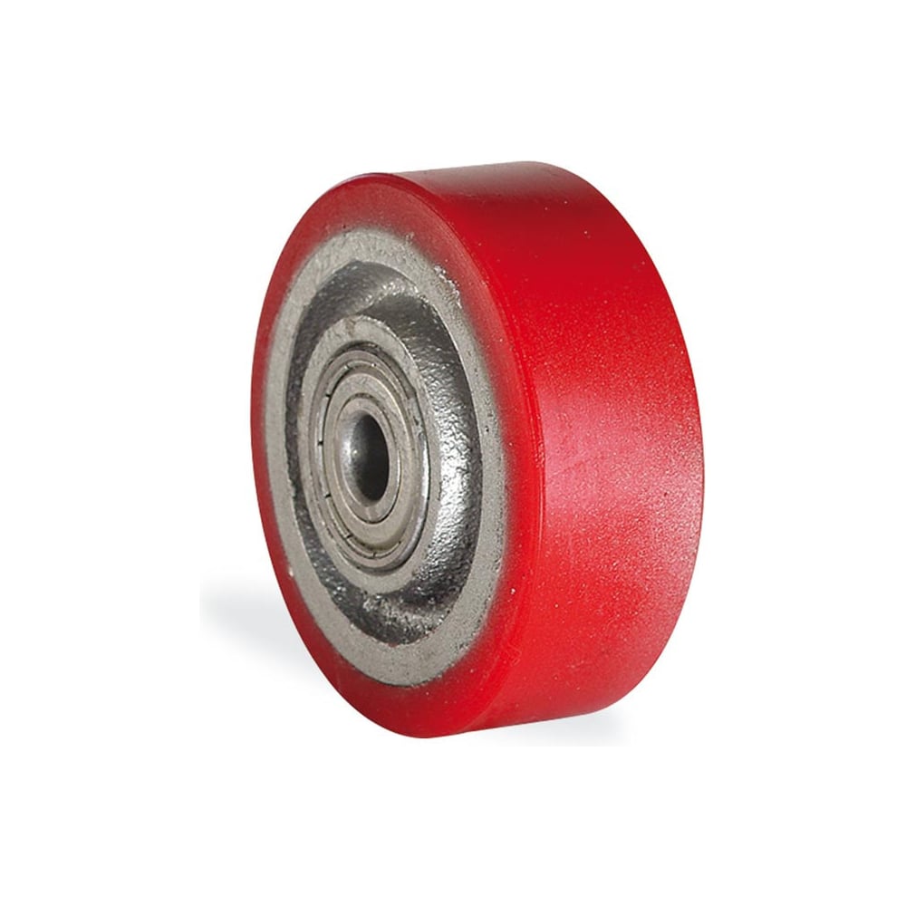 Изображение товара Качное колесо KAMA 200 мм с полиуретановой шинкой и посадкой на ось 25 мм