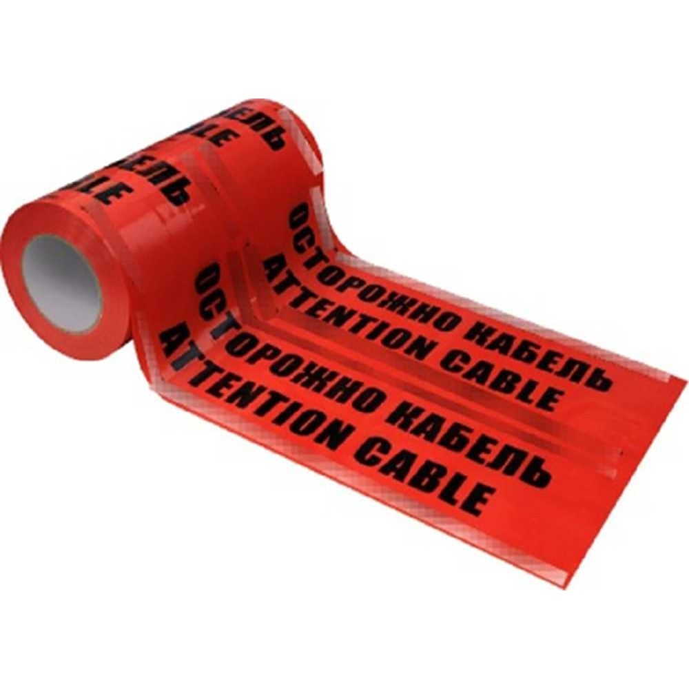 Изображение товара Лента сигнальная Retic красная ЛСЭ-300 100м для разметки и безопасности