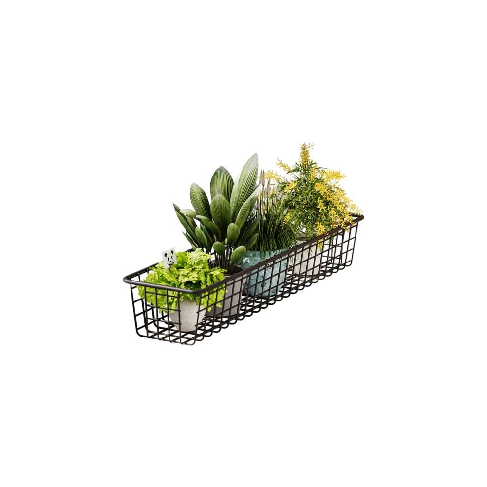 Изображение товара Корзина садовая НАЙДИ 125x780x195 черный муар