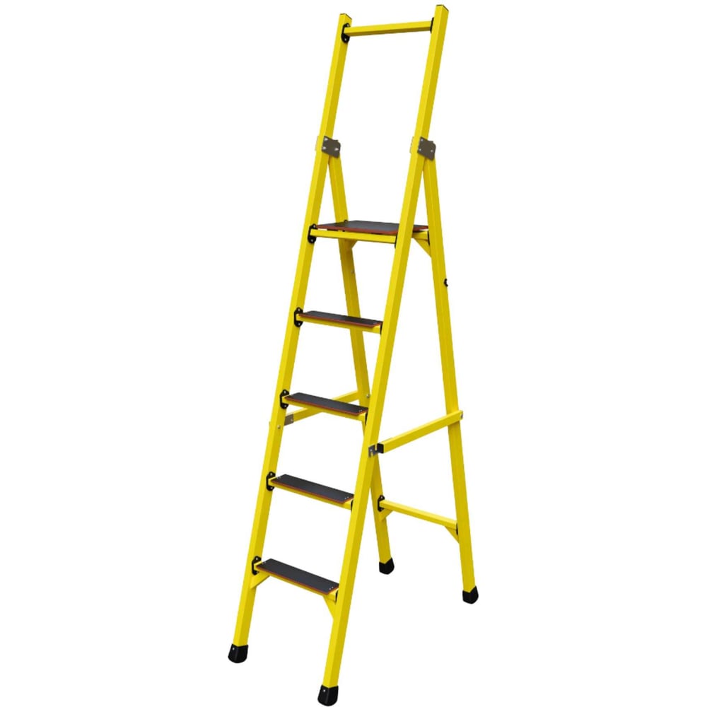 Изображение товара Стремянка диэлектрическая стеклопластиковая ООО ЛУЧ ССС-2,1ТШ-Ф40П профессиональная