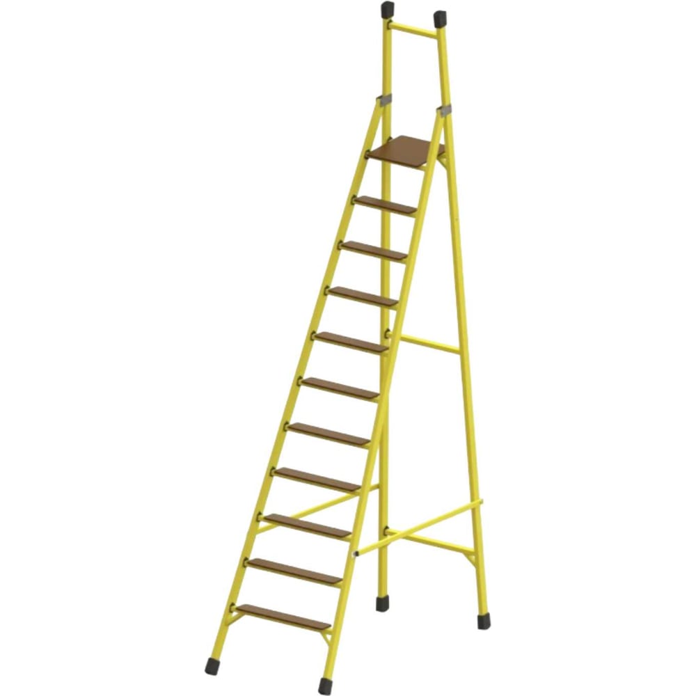 Изображение товара Стремянка диэлектрическая стеклопластиковая ООО ЛУЧ CCВ-3,4ТШ-Ф55П профессиональная