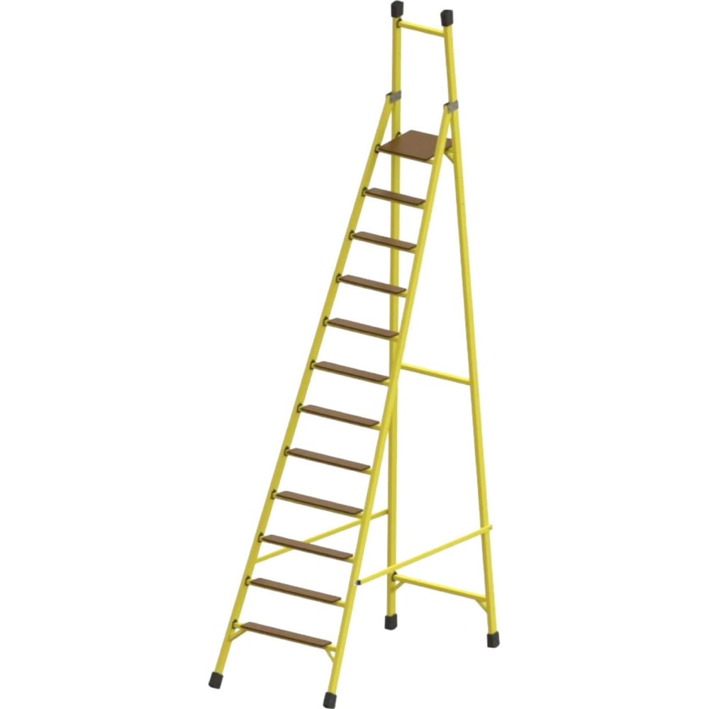 Изображение товара Стремянка диэлектрическая стеклопластиковая ООО Луч профессиональная модель CCВ-3 6ТШ Ф55П