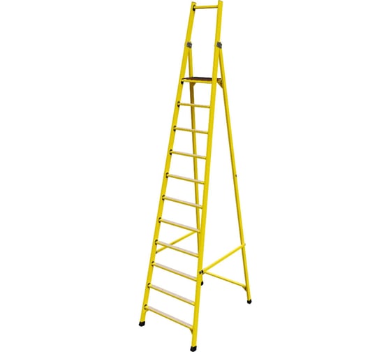 Изображение товара Стремянка стеклопластиковая ООО "ЛУЧ" с симметричной опорой телеком ССС-3,6Т-Ф55П