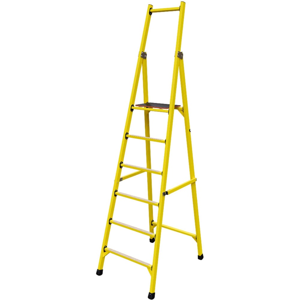 Изображение товара Стеклопластиковая диэлектрическая стремянка ООО ЛУЧ ССС-2,3Т-Ф40П 3.5 м