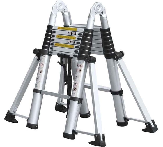 Изображение товара Лестница-стремянка телескопическая Сорокин Profi 6.8 м 24.68