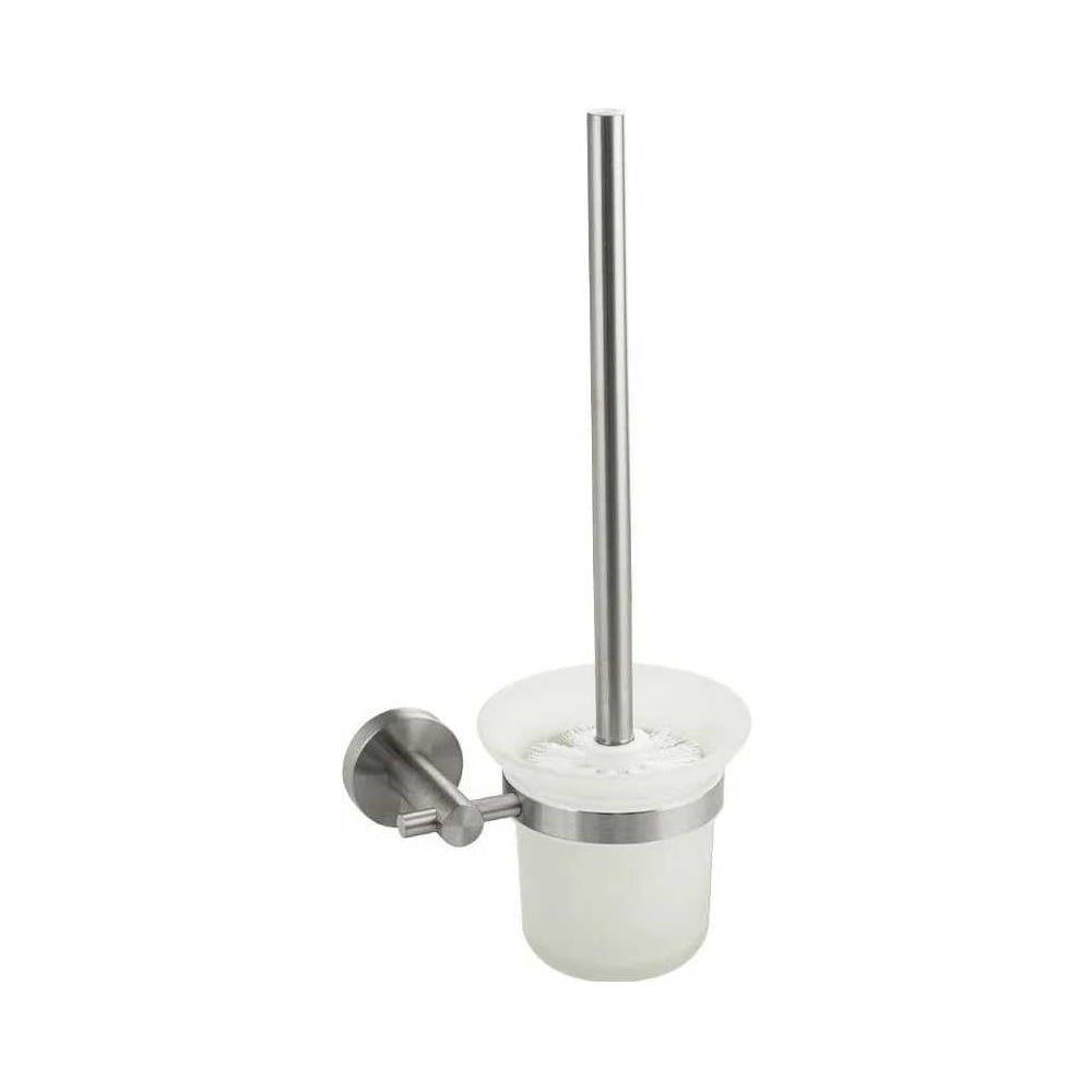 Изображение товара Ёрш для унитаза GFmark стеклянный с креплением к стене хром 84162