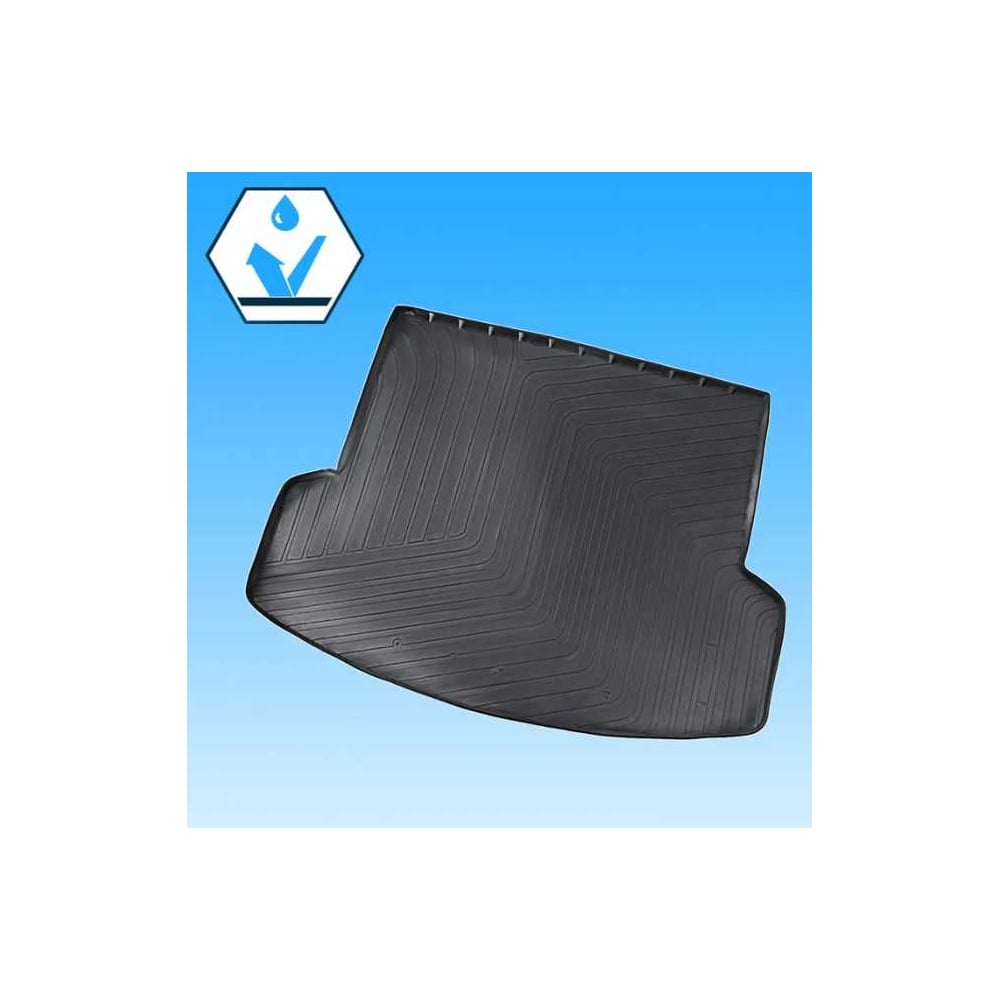 Изображение товара Коврик багажника Rival для Hyundai Santa Fe V 2023 полиуретан черный бортики