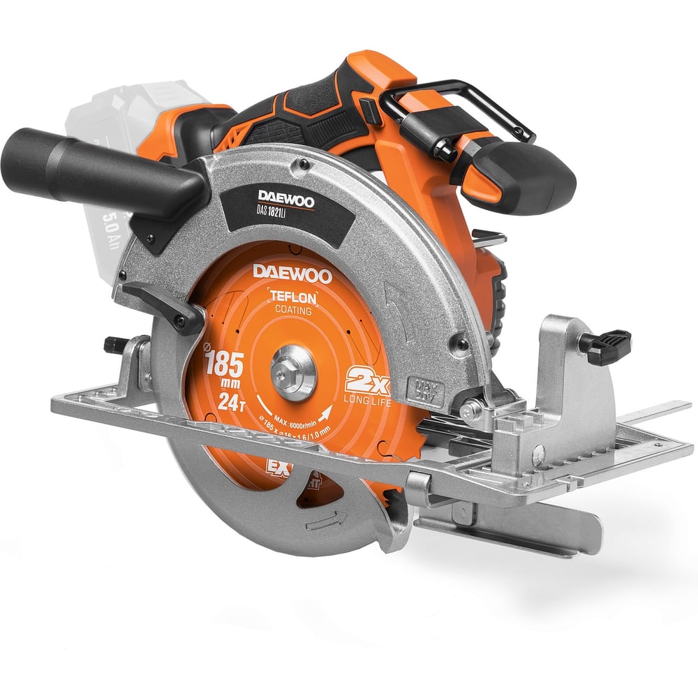 Изображение товара Аккумуляторная дисковая пила DAEWOO DAS 1821Li 21V для металла и дерева