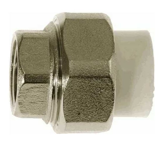 Изображение товара Комбинированная муфта КРОСС 20х1/2F внутр резьба, уп. 10 шт. 3781