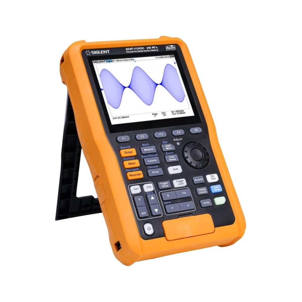 Изображение товара Осциллограф-мультиметр АКИП АКИП-4128/1С цифровой широкий диапазон 100 МГц