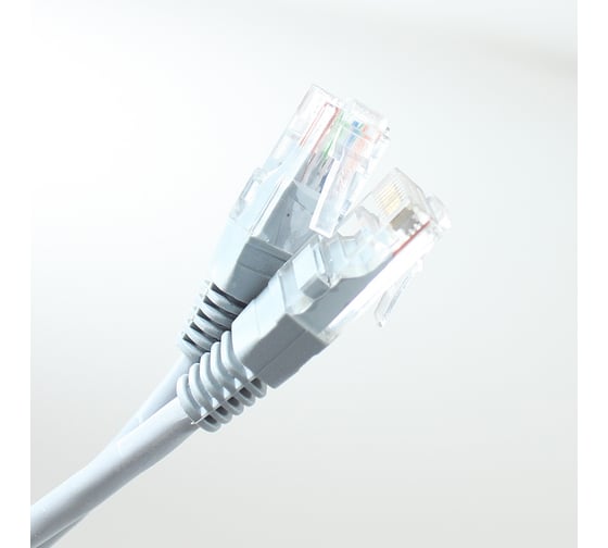 Изображение товара Патчкорд RJ-45 вилка - RJ-45 вилка Pro Legend UTP категории 5E серый, 1.5 м. PL1220