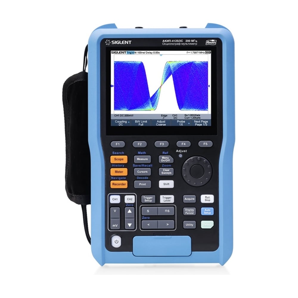 Изображение товара Осциллограф-мультиметр АКИП АКИП-4125/2С цифровой широкий диапазон измерений