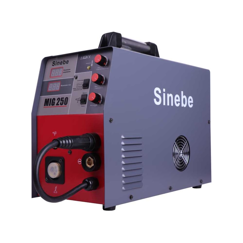 Изображение товара Инверторный сварочный полуавтомат SINEBE MIG-250 профессиональный для MIG/MAG MMA сварки