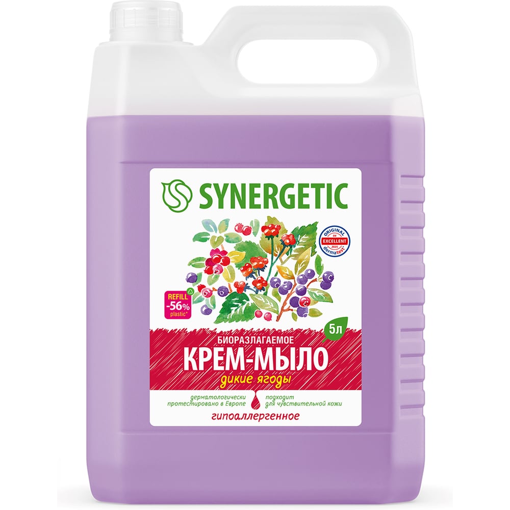 Изображение товара Крем-мыло SYNERGETIC с ароматом диких ягод 5л