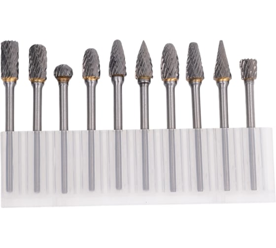 Изображение товара Набор борфрез 10 шт, 3 мм, CrMo SKRAB 37090