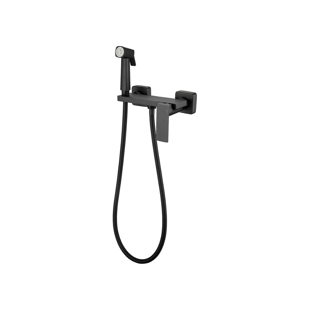 Изображение товара Гигиенический душ со смесителем Valfex латунь Alsephina Black VF.5517-7