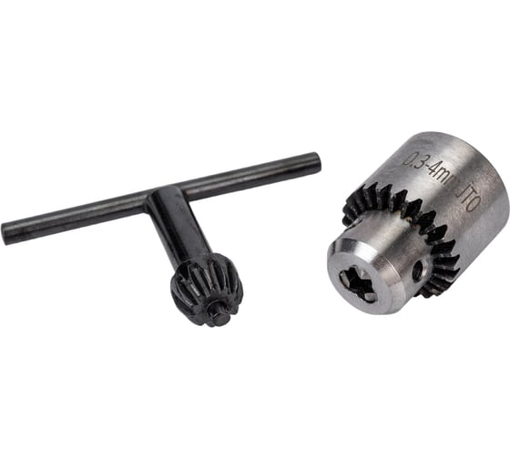 Изображение товара Патрон сверлильный с ключом 0.3-4 мм, JTO конус SKRAB 35508