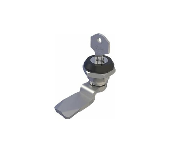 Изображение товара Замок под английский ключ ТРИЗАМ 2 кл в уп., с ригелем металл, черный ЗЧА05.М.5.01.1066.К TRZ0036