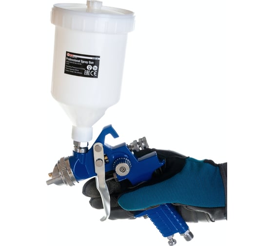 Изображение товара Краскораспылитель с верхним пластиковым бачком Forcekraft FK-H-827-2V(50325)