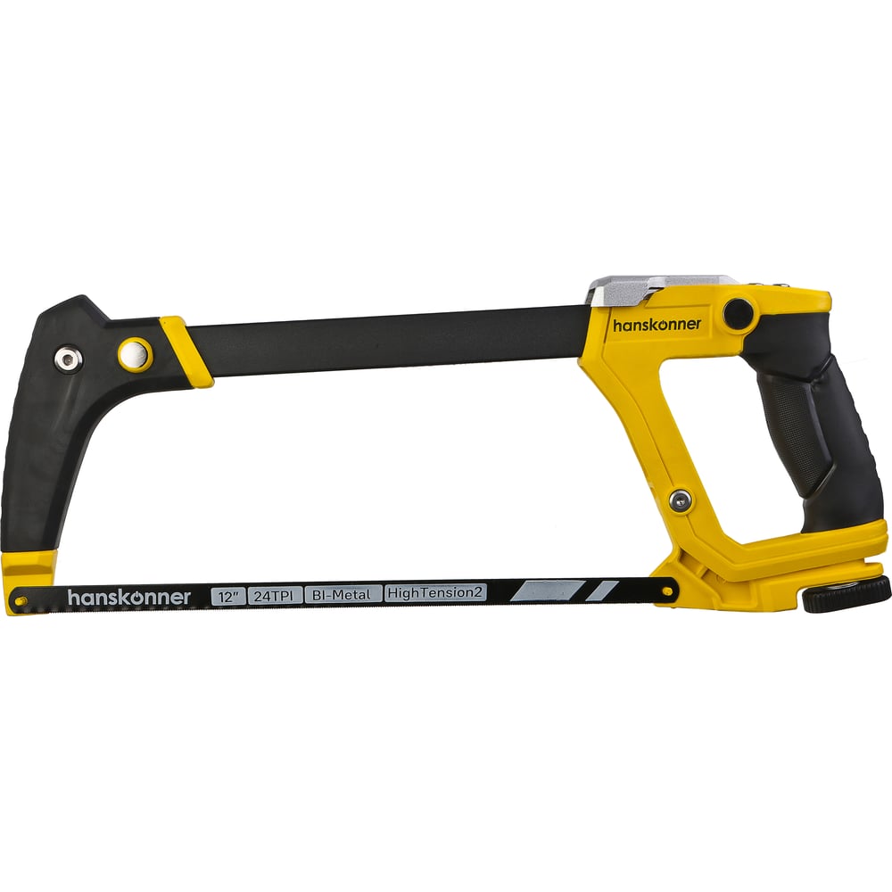 Изображение товара Ножовка по металлу и дереву 300 мм, биметалл, Hanskonner HK1061-02-300