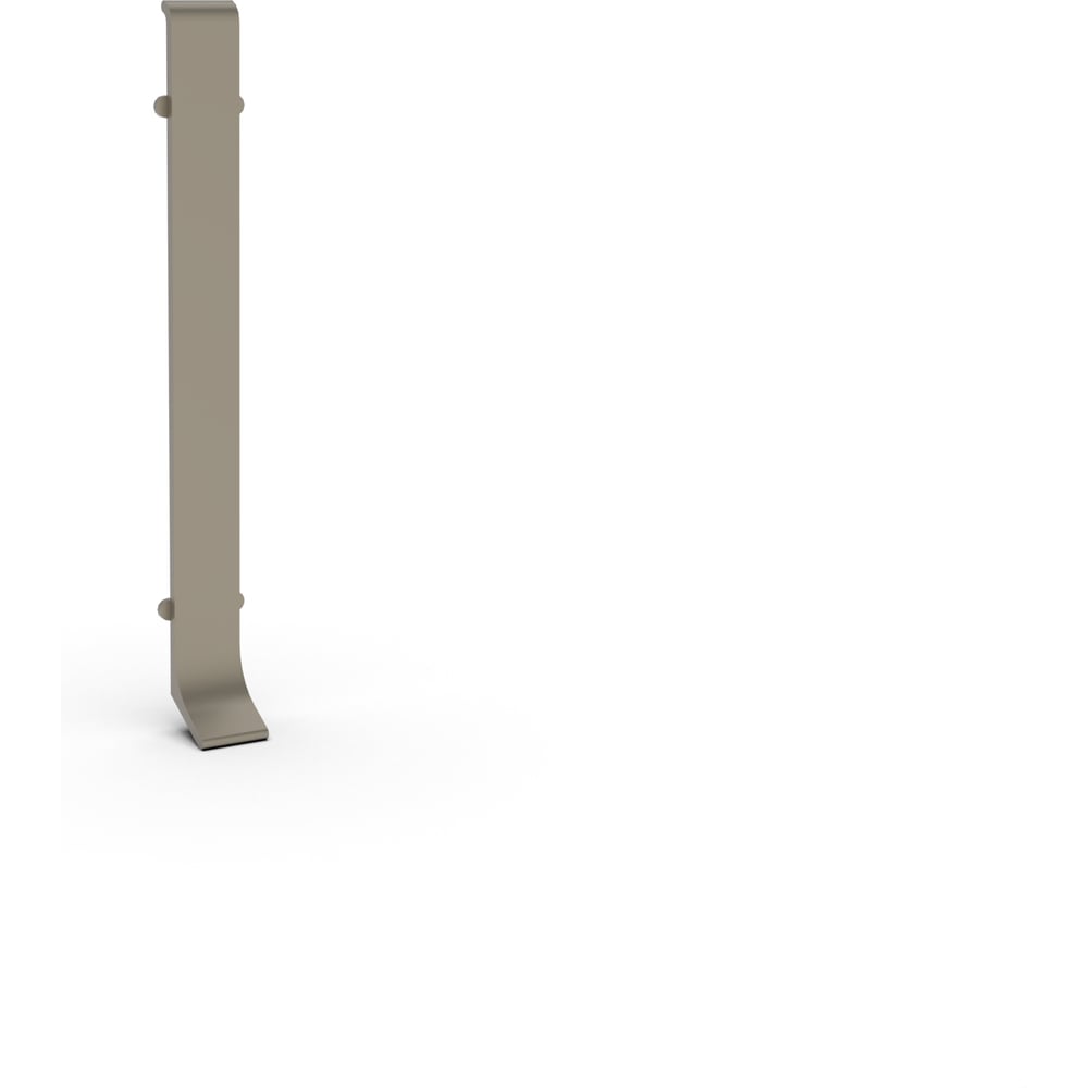 Изображение товара Соединение для плинтуса ДИАЛ 100 мм ШАМПАНЬ матовое комплект 2 шт