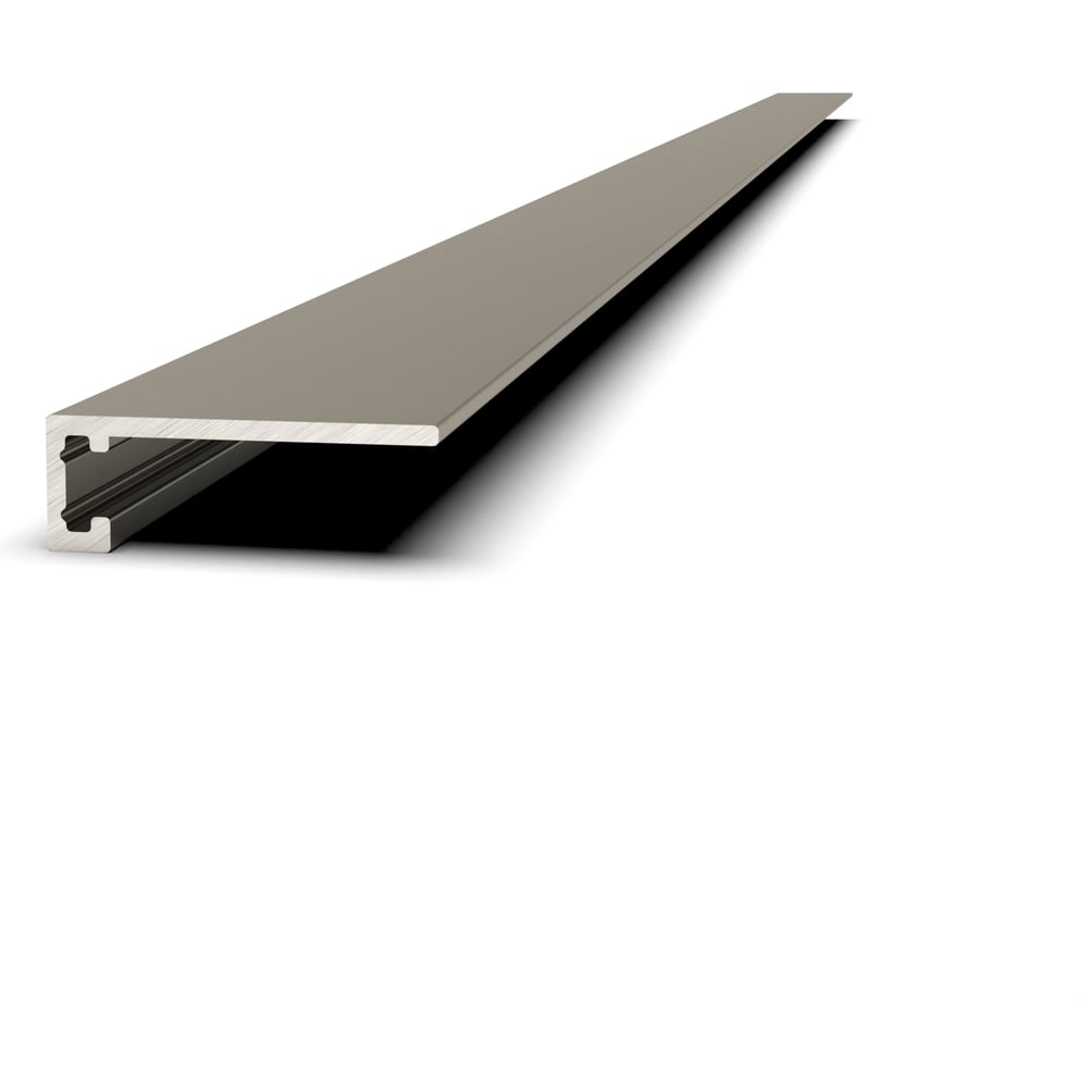 Изображение товара Микроплинтус напольный ДИАЛ 20мм в ШАМПАНЬ влагостойкий алюминий матовая 3м