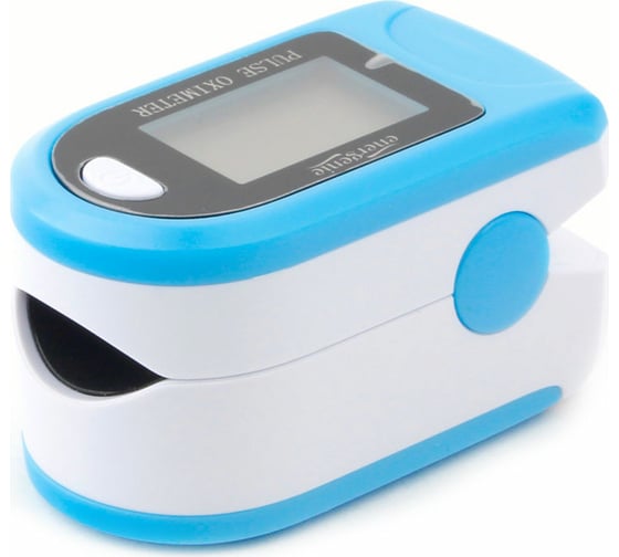 Изображение товара Пульсометр с функцией пульсоксиметра Energenie белый с синим EG-PO2W