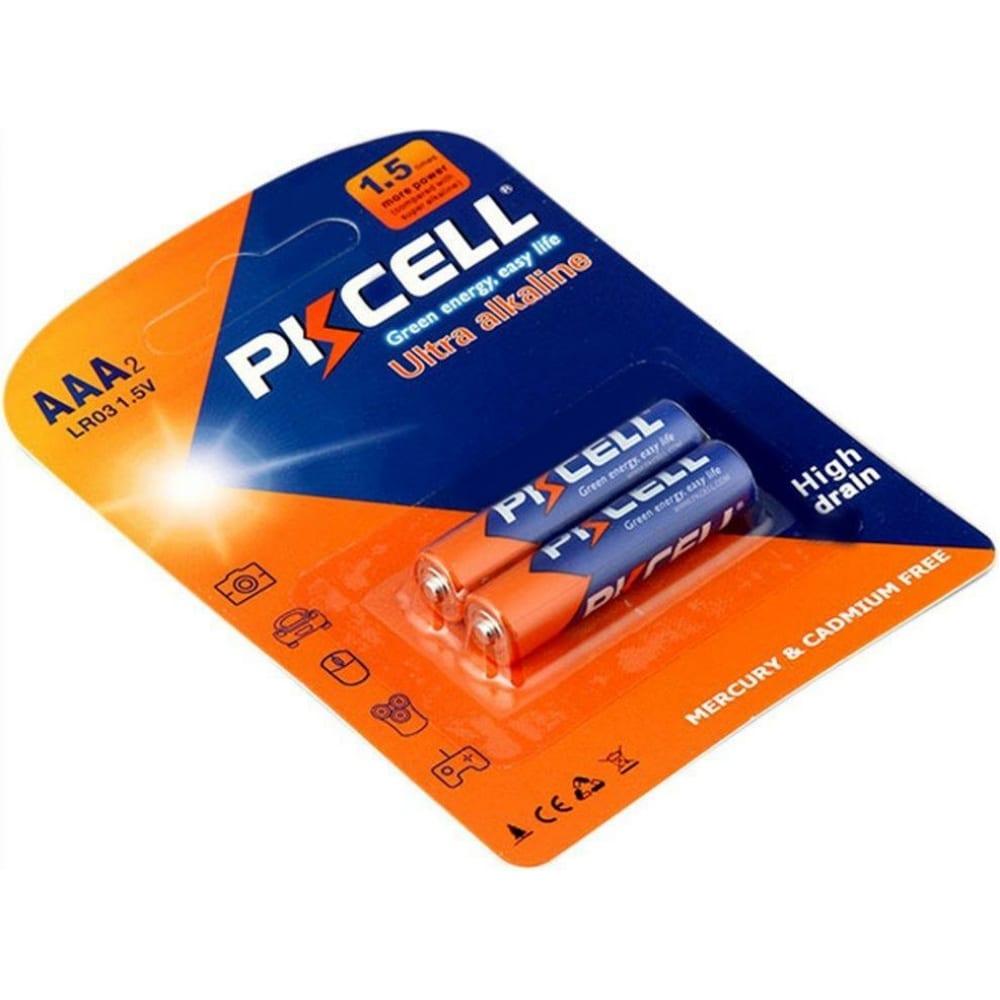 Щелочной алкалиновый элемент питания PKCell солевой элемент питания pkcell
