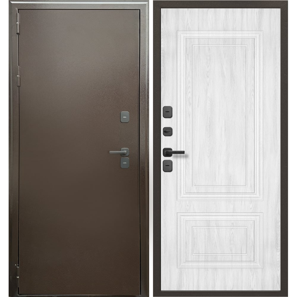 Изображение товара Дверь DIVA Формен Ф-10 Термо 2050*860 Левая антик медь-сандал пепел