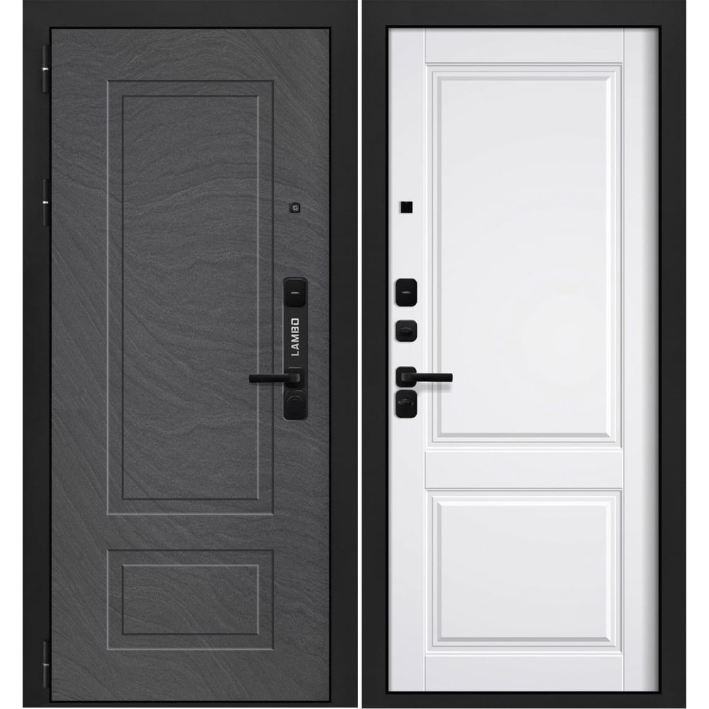 Изображение товара Металлическая дверь DIVA Lambo 5 860 с шумоизоляцией и глазком для квартиры